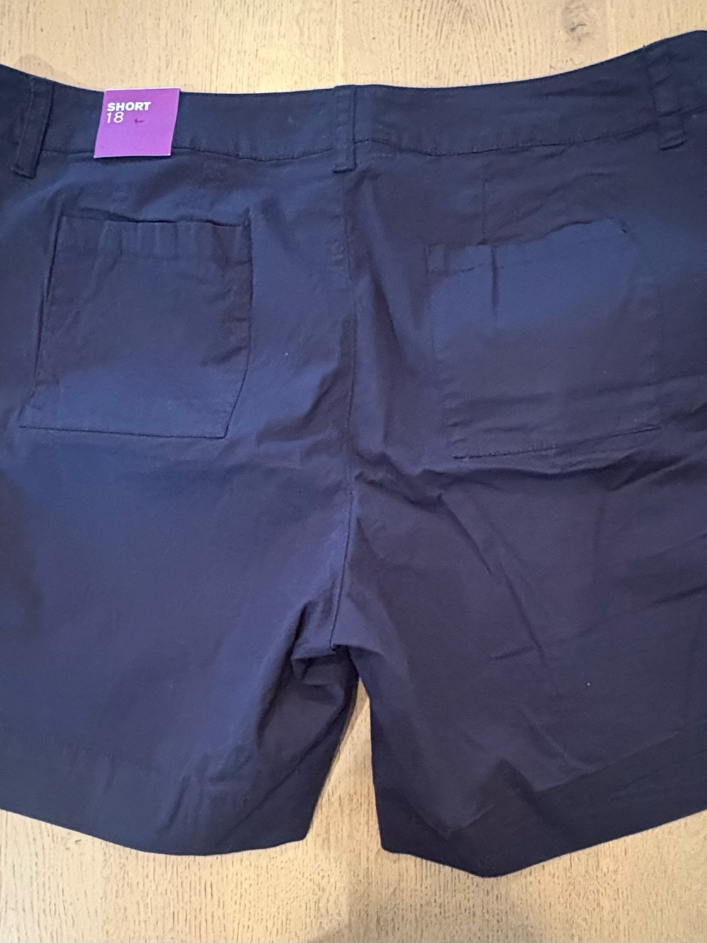 Lane Bryant Navy Bermuda Shorts - Picture 2 of 6
